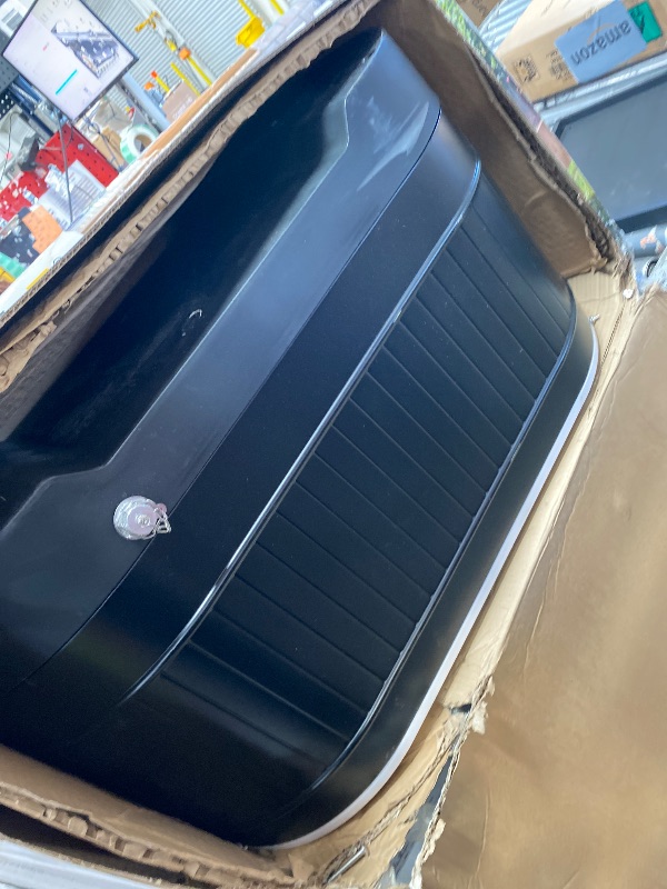 Photo 1 of **LOSSE HARDWARE, UNKNOWN IF ANY MISSING**Permasteel 120-Qt Rolling Ice Chest, Portable Patio Party Bar Drink Cooler Cart with Wheels, Drink Dividers - Perfect for Outdoor or Indoor Entertaining, and Parties, Black