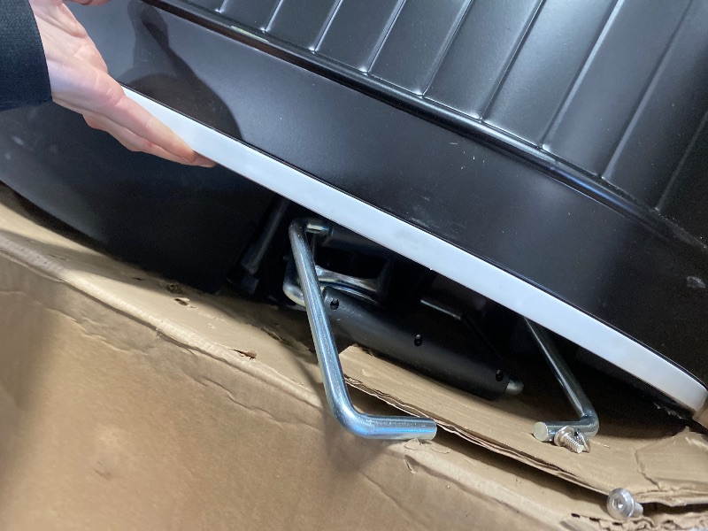 Photo 1 of **LOSSE HARDWARE, UNKNOWN IF ANY MISSING**Permasteel 120-Qt Rolling Ice Chest, Portable Patio Party Bar Drink Cooler Cart with Wheels, Drink Dividers - Perfect for Outdoor or Indoor Entertaining, and Parties, Black