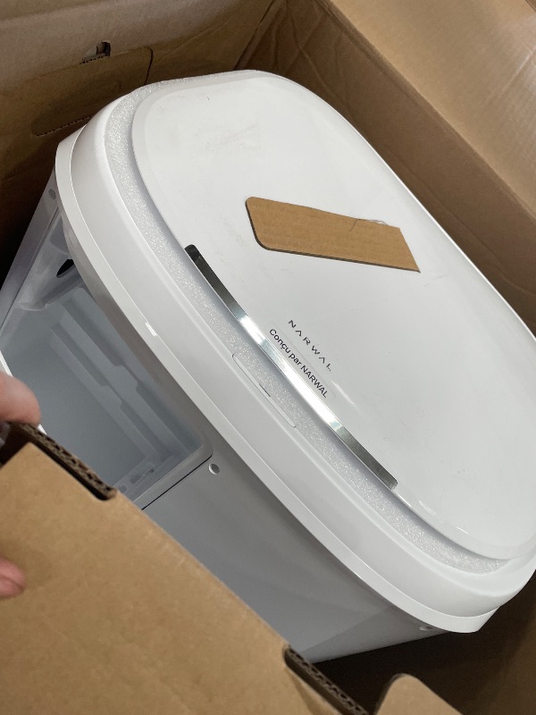 Photo 1 of **MISSING THEROBOT  VACUUM**NARWAL Freo X10 Pro Robot Vacuum and Mop Combo, 11,000Pa Suction, DualFlow Tangle-Free System, MopExtend Edge Cleaning, Self-Emptying, Auto Mop Wash & Dry, LiDAR Navigation, for Pet Hair & Hard Floors