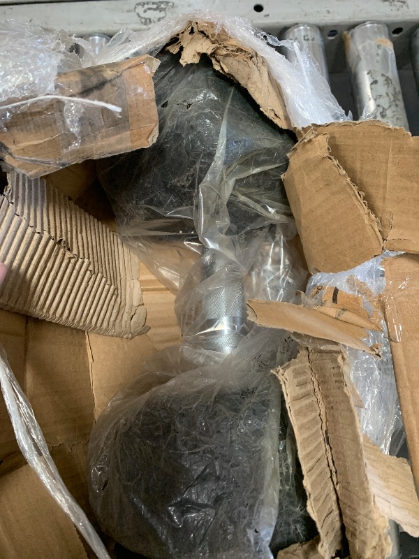 Photo 1 of **Only one** BalanceFrom Rubber Encased Hex Weights Dumbbells Set, Cast Iron Hand Weights with Anti-Slip Grip for Home Gym Strength Training 40LB