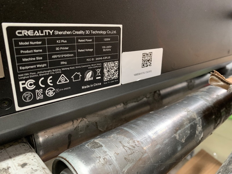 Photo 1 of ***PARTS ONLY***Creality K2 Plus Combo 3D Printer, Multi Color Printing with New CFS, Max 600mm/s Printing Speed, Full-auto Leveling, Next-Gen Direct Drive Extruder, Dual Al Camera, Build Volume 350 * 350 * 350mm