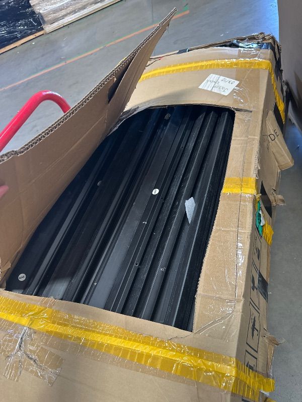 Photo 1 of ****Truck/Trailer Pickup ****
YITAHOME Large Outdoor Horizontal Storage Shed, 47 cu ft Resin Tool Shed w/o Shelf, Outdoor Waterproof Storage with Floor for Trash Cans, Garden Tools, Lawn Mower, Lockable, 4.5x2.8x3.9 ft, Brown