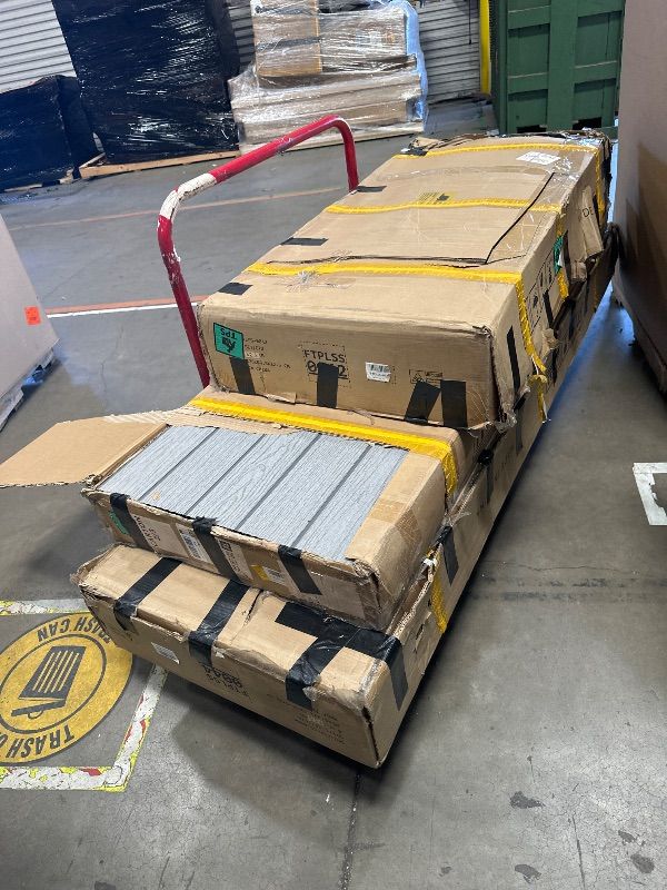 Photo 1 of ****Truck/Trailer Pickup ****
YITAHOME Large Outdoor Horizontal Storage Shed, 47 cu ft Resin Tool Shed w/o Shelf, Outdoor Waterproof Storage with Floor for Trash Cans, Garden Tools, Lawn Mower, Lockable, 4.5x2.8x3.9 ft, Brown