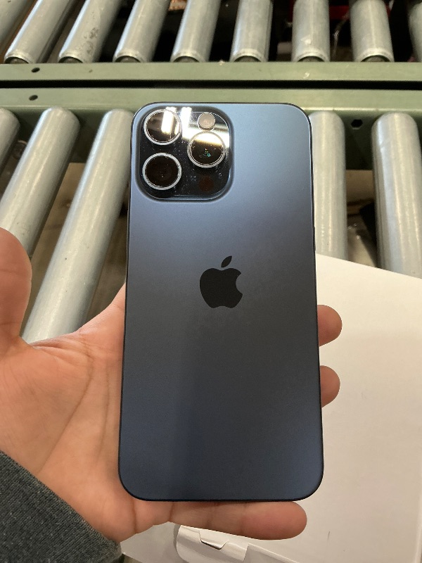 Photo 1 of *** CHECK COMMENTS***. Apple iPhone (Renewed Premium) 15 Pro Max, 256GB, Blue Titanium - Unlocked