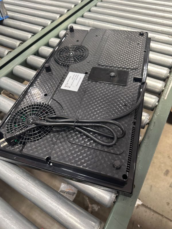 Photo 1 of **POWERS ON BUT GIVES ERROR CODE** Dual Induction Cooktop 1800W with Full Touch Control, Sleek Glass Panel Double Burner, Easy Clean Electric Cooker, Compact Design for Modern Kitchen & Apartment