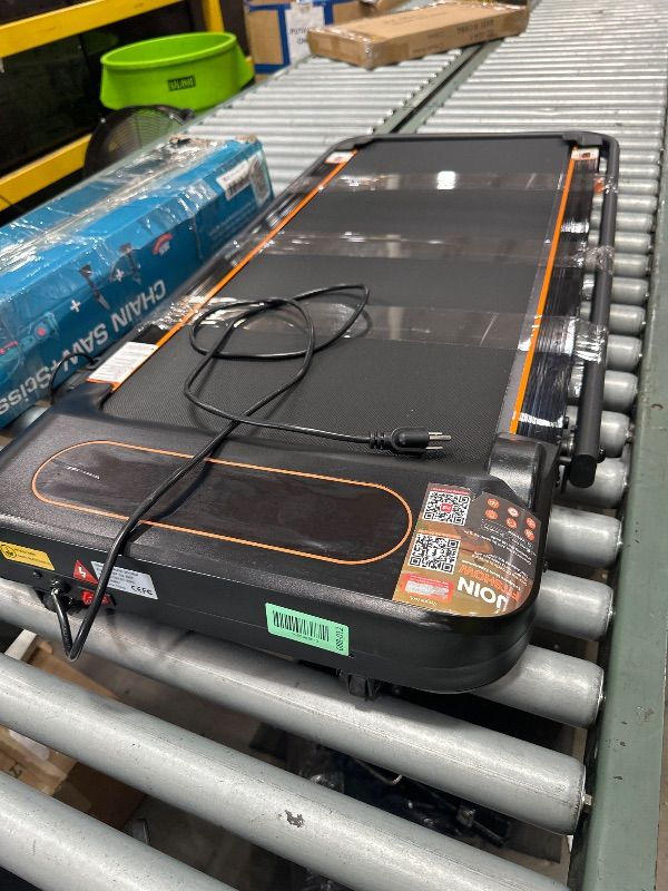 View 2 of **MISSING MAGNET PULL CORD, broken display casing, sold for parts only ** Rayspace Walking Pad Treadmill with 10% Incline