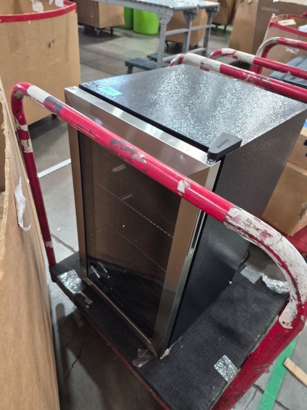 Photo 1 of ***********FOR PARTS ONLY- NONFUNCTIONAL*******************
Honeywell Beverage Refrigerator and Cooler, 116 Can Mini Fridge with Glass Door for Soda Beer or Wine for Office or Bar with Adjustable Removable Shelving, Commercial Grade