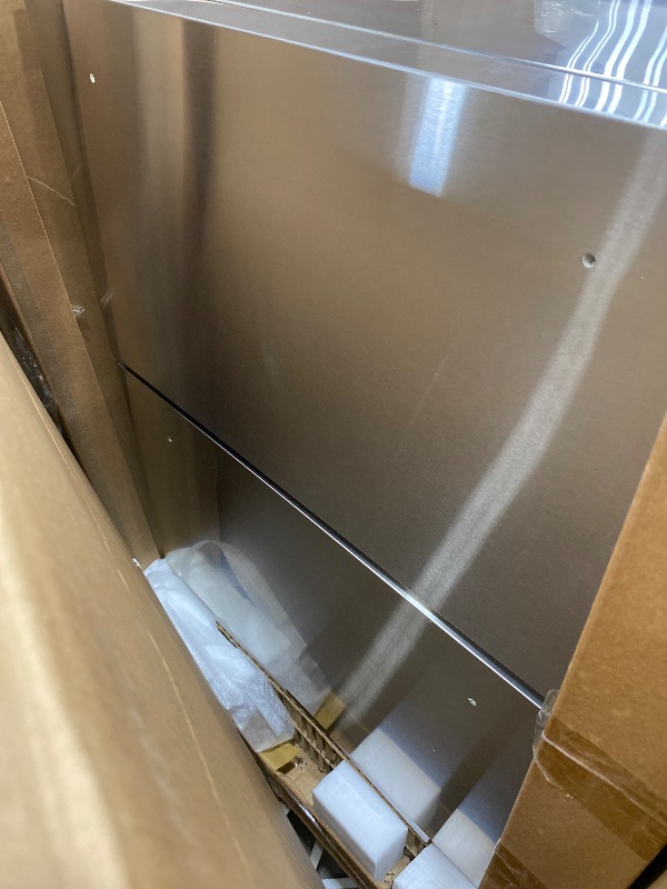 Photo 1 of ***DENTS***HCK 24 Inch Under Counter Double Drawer Fridge, Stainless Steel Outdoor Beverage Refrigerator for Patio, Built-in Beverage Fridge for Home & Commercial Use