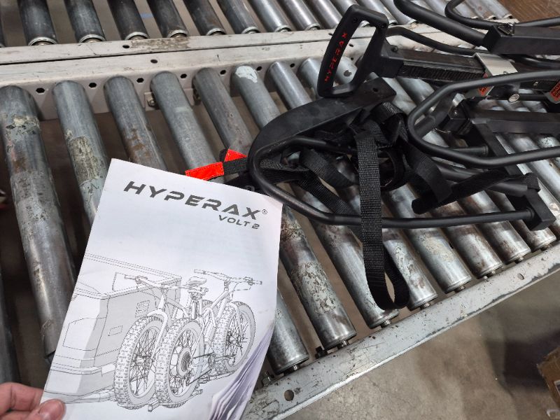 Photo 1 of ************MISSING THE KEYS************
HYPERAX Volt 2 - E Bike Hitch Mounted Platform Style 2 Bikes Carrier for Car, SUV, Trucks, Sedan, Tilting e-Bike Rack for Hitch Fits Up to 2 X 70 lbs Bike with Up to 5" TIRE - NO RV USE!