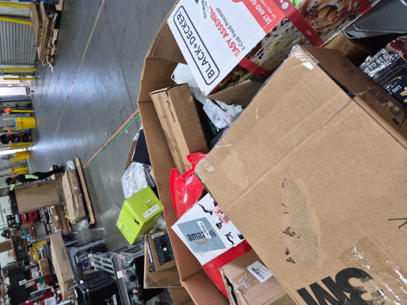Photo 1 of 
Box Size: 4-Foot Pallet (Truck/Trailer Pickup Only) | This 4-foot pallet contains roughly 200-300 assorted items, the same types we list for auction daily. Sourced from return centers, items are uninspected and may be new or gently used, with typical val