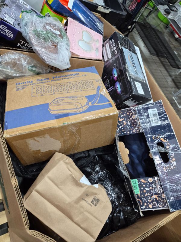 Photo 1 of
Box Size: 4-Foot Pallet (Truck/Trailer Pickup Only) | This 4-foot pallet contains roughly 200-300 assorted items, the same types we list for auction daily. Sourced from return centers, items are uninspected and may be new or gently used, with typical val