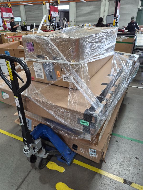 Photo 1 of 
Box Size: Damaged & Random TVs (Truck/Trailer Pickup Only) | This pallet includes approximately 8–10 mixed televisions, consisting of damaged, untested, and random-condition TVs. These units come directly from return centers and may have cracked screens,