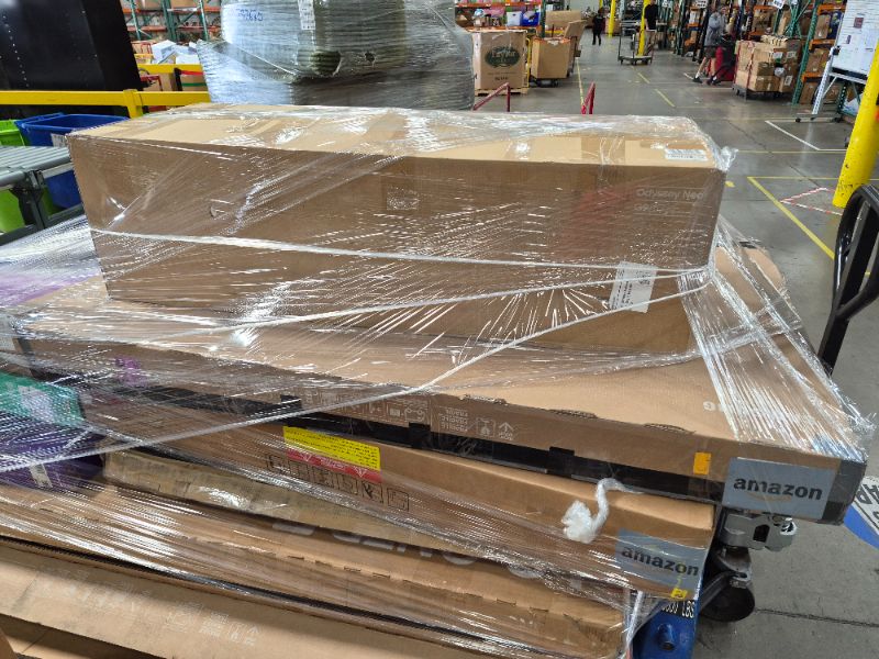Photo 1 of 
Box Size: Damaged & Random TVs (Truck/Trailer Pickup Only) | This pallet includes approximately 8–10 mixed televisions, consisting of damaged, untested, and random-condition TVs. These units come directly from return centers and may have cracked screens,