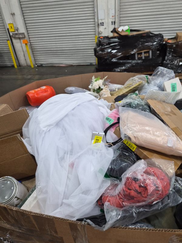 Photo 1 of
Box Size: 4-Foot Pallet (Truck/Trailer Pickup Only) | This 4-foot pallet contains roughly 200-300 assorted items, the same types we list for auction daily. Sourced from return centers, items are uninspected and may be new or gently used, with typical val