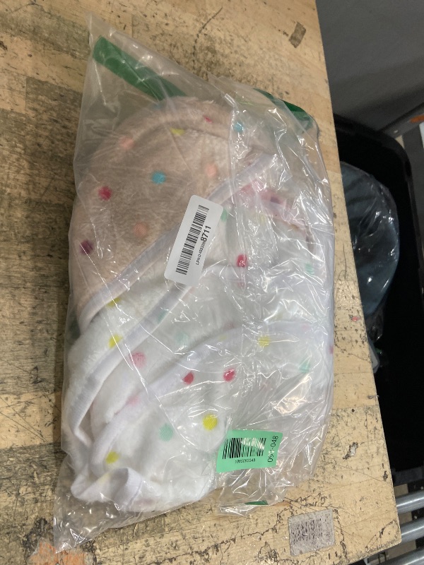 Photo 1 of 1 Pack 3 Blankets Super Soft Cute Dot Pattern Pet Blanket Flannel Throw for Dog Puppy Cat Beige/Brown/Pink Small