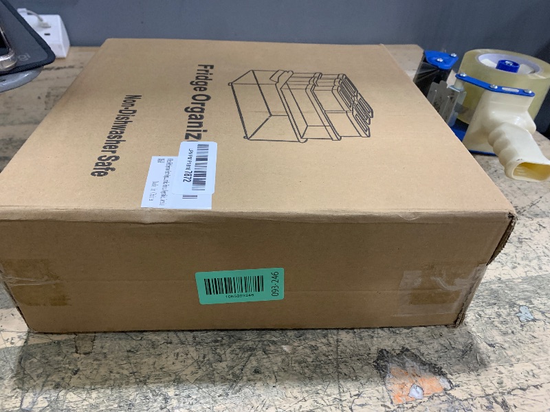 Photo 1 of 10 Pack Refrigerator Pantry Organizer Bins, Stackable Fridge Organizer Bins with Lids, Clear Plastic Food Storage Bins for Kitchen, Countertops, Cabinets, Fridge, Drinks, Fruits, Vegetable, Cereals