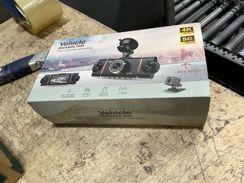 Photo 1 of 4 Channel 360° Dash Cam Front Rear Inside & Left Right,Includes 64GB SD Card