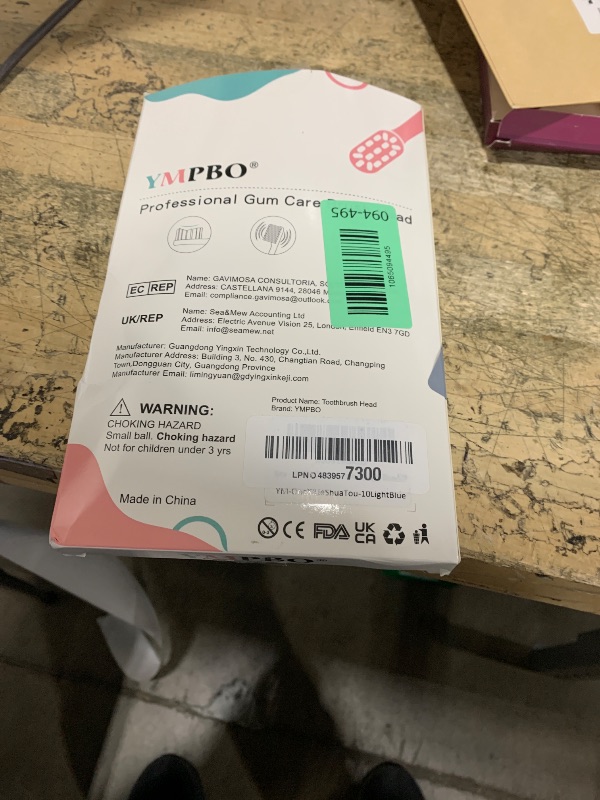 Photo 1 of YMPBO Toothbrush Replacement Heads Compatible with Philips One Series Sonicare Battery Toothbrush BH1022/03, 10 Pack Replacement Heads, Soft Bristles, Mint Light Blue