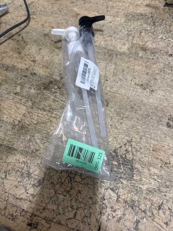 Photo 1 of BRIGHTFROM Universal Dispensing Pump, Perfect for Shampoo & Conditioner 1L /33.8 OZ - Fits for Most Bottles or Any Refillable Bottles from 12oz to 33.8oz with 28/410 Neck Size, 2 Pack, White/Black