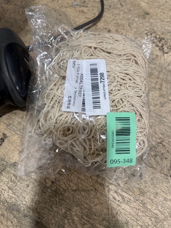 Photo 1 of 2 PCS Fish Net Decorations, 80 x 40 Inch, Ocean Themed Party Decor Beach, Nautical Wall Hanging Fishing Net for Coastal Bedroom, Bathroom, or Under The Sea Party Decorations