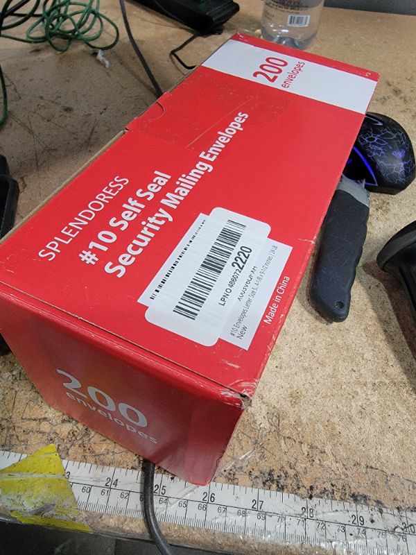 Photo 1 of #10 Envelopes Letter Size Self Seal | 200 Business Mailing Security Peel and Sealing Envelope | 100% Tinted | no 10 White Windowless Legal Regular Plain Envelops Pack | 4-1/8 x 9-1/2 Inches | 24 LB