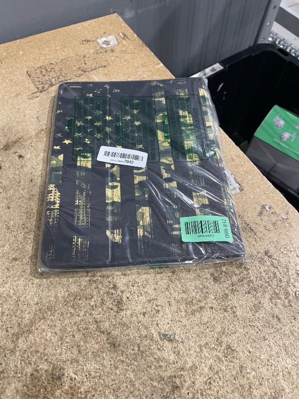 Photo 1 of Compatible with Apple iPad Air 13 Inch Case (M3 2025 /M2 2024)/12.9 Inch Case 6th/5th/4th/3rd 2022/2021/2020/2018 Slim Folio Protective Cover with Kickstand,Camouflage American Flag Camo