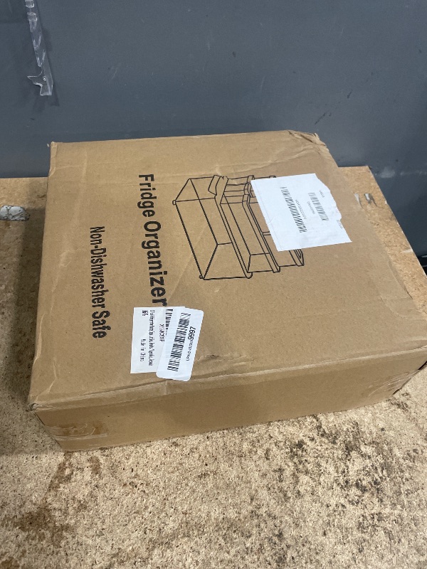 Photo 1 of 10 Pack Refrigerator Pantry Organizer Bins, Stackable Fridge Organizer Bins with Lids, Clear Plastic Food Storage Bins for Kitchen, Countertops, Cabinets, Fridge, Drinks, Fruits, Vegetable, Cereals