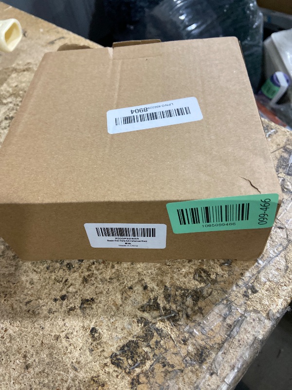 Photo 1 of 1DOT2 5x5 Small Shadow Box Frame Display Case, Grade A Natural Pine Wood HD Glass Front Soft Linen Back, 1.2 inches Interior Depth-Carbonized Black