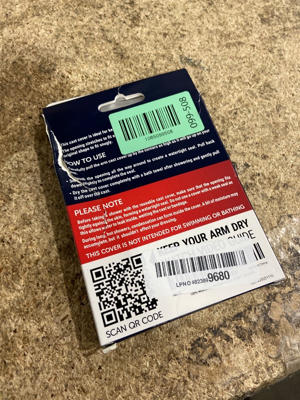 Photo 1 of 100% Waterproof Cast Covers for Shower Arm - Tight Seal - 3pk Adult Reusable Cast Protectors - Half Arm Bag Sleeves