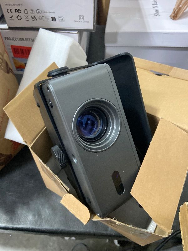 Photo 1 of [4K Support & Auto Focus] Projector with WiFi and Bluetooth, 4K 1080P Native Projector Keystone&Zoom, 20W Speaker, 180°Adjustable Portable Projector for Phone, Laptop, Bedroom, Outdoor