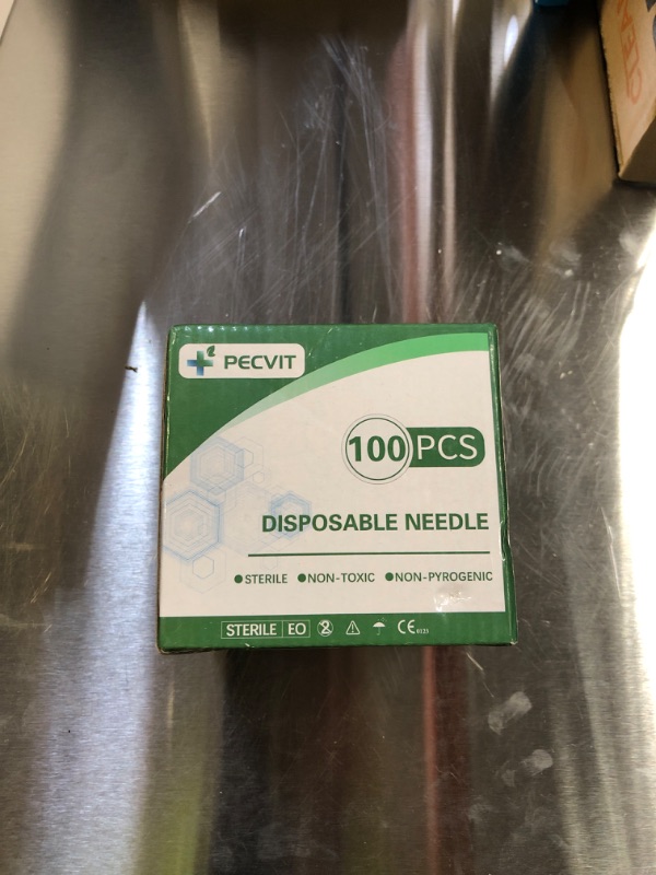 Photo 1 of 100Pack 25Ga 1.5 inch Needles Luer Lock Lab Dispensing Accessories for Measuring,Refilling Inks