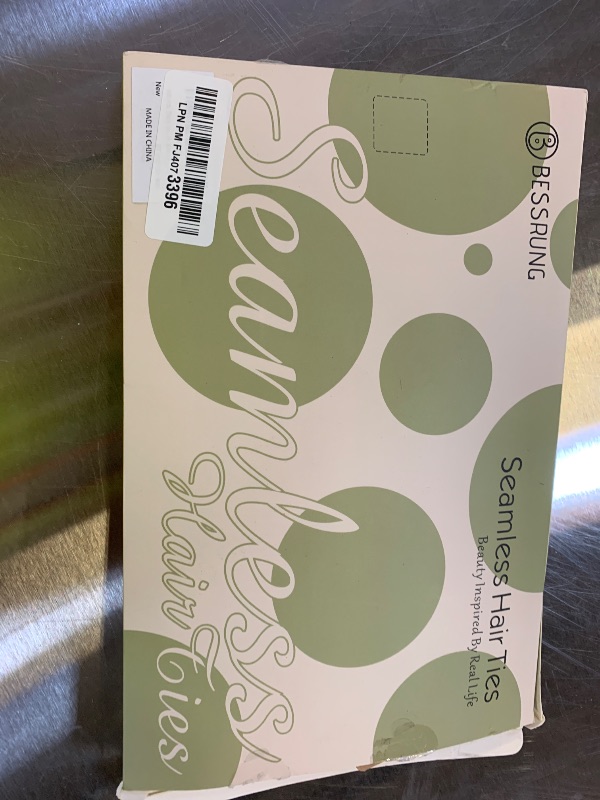 Photo 1 of 100 Pcs Thick Seamless Tan Hair Ties, Ponytail Holders Hair Accessories No Damage for Thick Hair Christmas Gift(Light Blonde Colors)