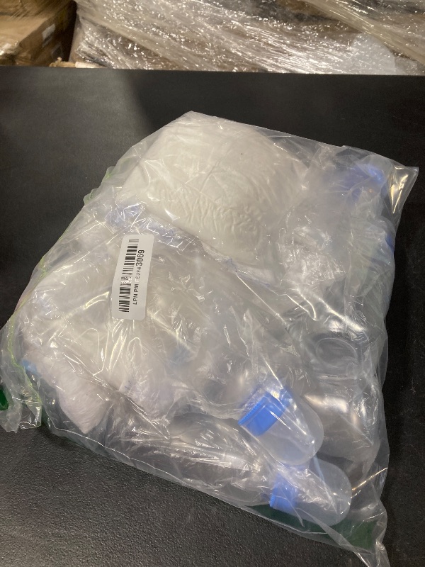 Photo 1 of 6 Sets Bottle Chug Baby Shower Games Juegos Para Plastic Baby Bottles Bibs Disposable Diapers Gender Reveal Games Baby Changing Diaper Race Game Decoration (Blue)