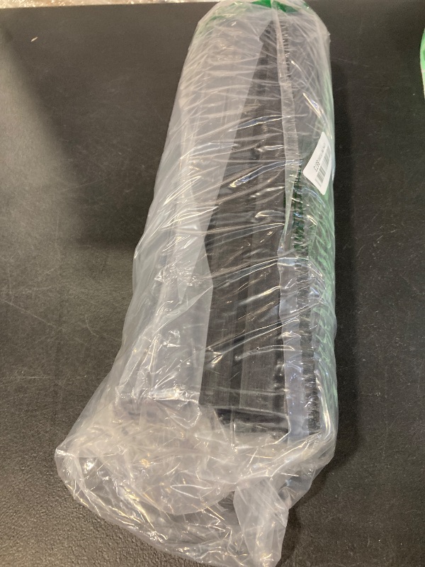 Photo 1 of Bamboo Bath Mat Bathroom Runner Long Large Rugs Floor Wood Shower Bathtub Waterproof Non Slip Accessories 16x48 Inch Easy to Clean, Black Bamboo, 1 pc