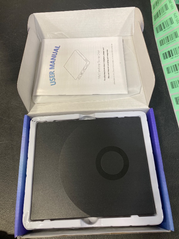 Photo 1 of 8 in 1 External Blueray/DVD Drive for PC, External CD/DVD Drive for Laptop Support 100G Disc 3D, Bluray Burner with HDMI/LAN/USB 3.0/Type-C/SD/TF Port, Blu-ray Player for Windows XP/7/8/10/11 MacOS