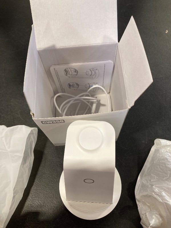 Photo 1 of 3 in 1 Charging Station for iPhone - Wireless Charger for Apple Products Multiple Devices - Charging Dock Stand for AirPods (for iPhone 17 16e 16 15 14 13 pro 12 11 X Max)