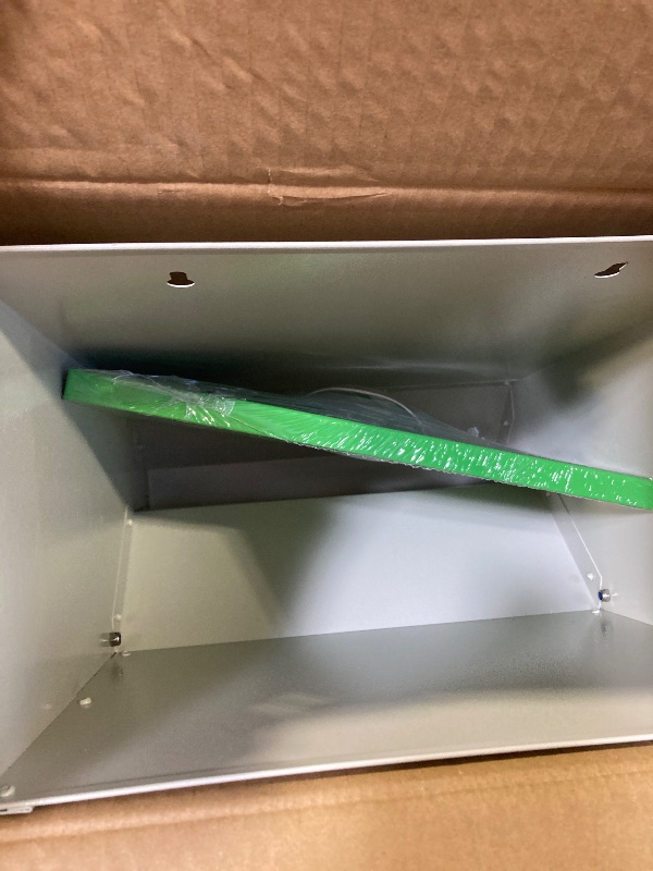 Photo 1 of 25 Lbs Chicken Trough Feeder, Automatic Large Outdoor Duck Feeder, Large Capacity Chicken Feeder with Lid No Waste Poultry Feeder Rainproof Preventing Small Animals Suitable for Chickens Ducks Turkeys