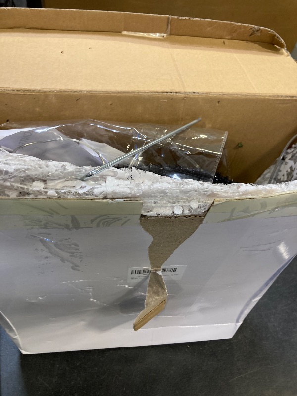 Photo 1 of 4FT Lighted Snowman Outdoor Christmas Decorations, Large Collapsible Snowman with Green Scarf and Vest, Pop Up Snowman for Indoor/Outside Yard Xmas Lawn Decor