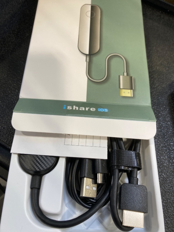 Photo 1 of 4K 1080P Wireless HDMI Display Adapter, WiFi Streaming Movies, Shows Receiver for i-Phone, i-Pad, Android, Tablet, Laptop, Window to HDTV/Monitor/Projector, Compatible Miracast, Air Play, DLNA