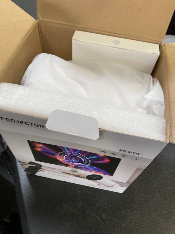 Photo 1 of [Electric Focus]Mini Portable Projector with 4K Support, Bluetooth 5.4 WIFI6, 5watt Sound Base Speaker, 260 ANSI, Android 11, 210° Rotation , Auto Keystone Correction Video Projector HY300 PLUSLPNPMFH7337108

