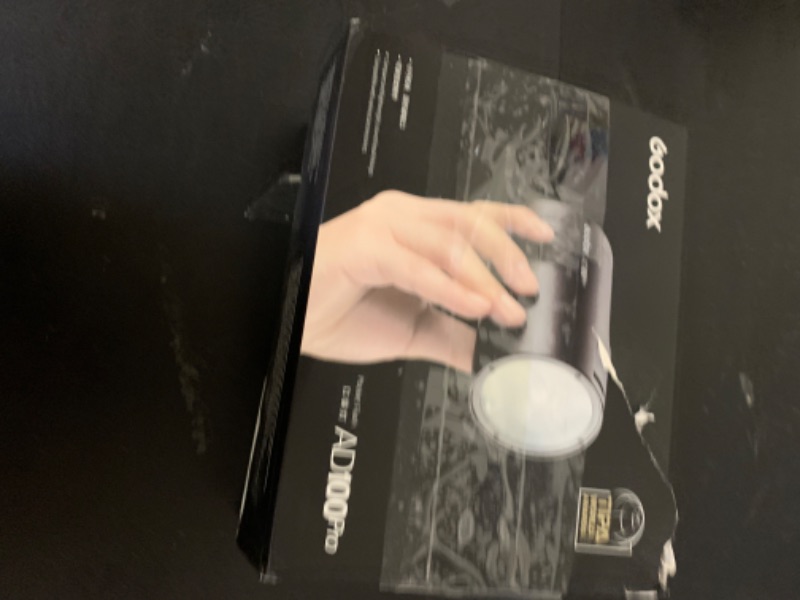 Photo 1 of GODOX AD100Pro Pocket Studio Flash Light Photography Light OLED Screen 5800K 1/8000s Sync TTL/Multi/M Flash Built-in 2.4G Wilreless X System 5 Groups 32 Channels with Rechargeable 2600mAh Battery