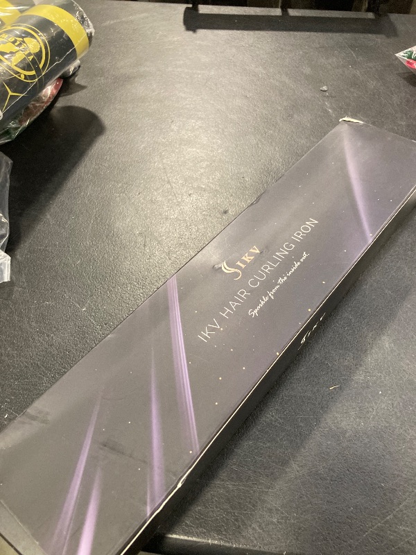 Photo 1 of 1 1/2 inch Extra Long Barrel Curling Iron, 1.5 Inch Large Barrel for Long Hair Ceramic Tourmaline