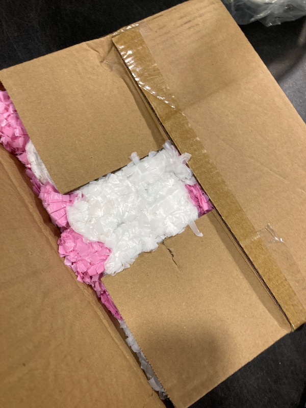 Photo 1 of Riceshoot 6 Pcs Breast Cancer Awareness Garland Decorations 30 ft Pink White Marigold Garland Breast Cancer Awareness Month Party Decor for Front Door Fireplace Table Centerpieces(Warm Colors)