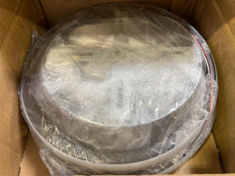 Photo 1 of 4 Ring Modern LED Ceiling Light Fixture with Remote Control, 3000K-6500K 3-Color Black Dimming Circle Modern Ceiling Light for Bedroom Kitchen Living Room