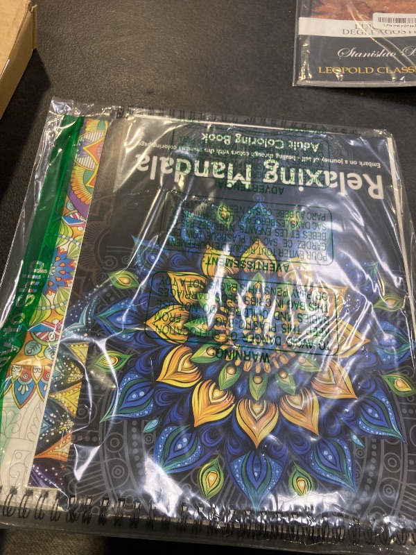 Photo 1 of 3Pcs Adult Coloring Book Spiral Bound, Mandala Coloring Book for Adult Relaxation, Original Design with 72 Patterns, Thick Paper One Sided Design, Hand-Drawn Design, Anxiety Relief Mindfulness Gifts