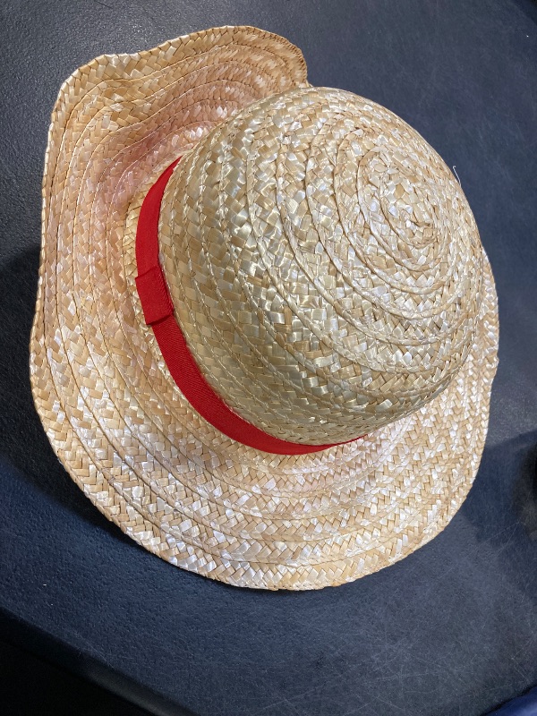 Photo 1 of ABYSTYLE One Piece Officially Licensed Monkey D. Luffy Straw Hat Adult Anime Manga Pirate Cosplay Costume Accessories Merch Gift Beige