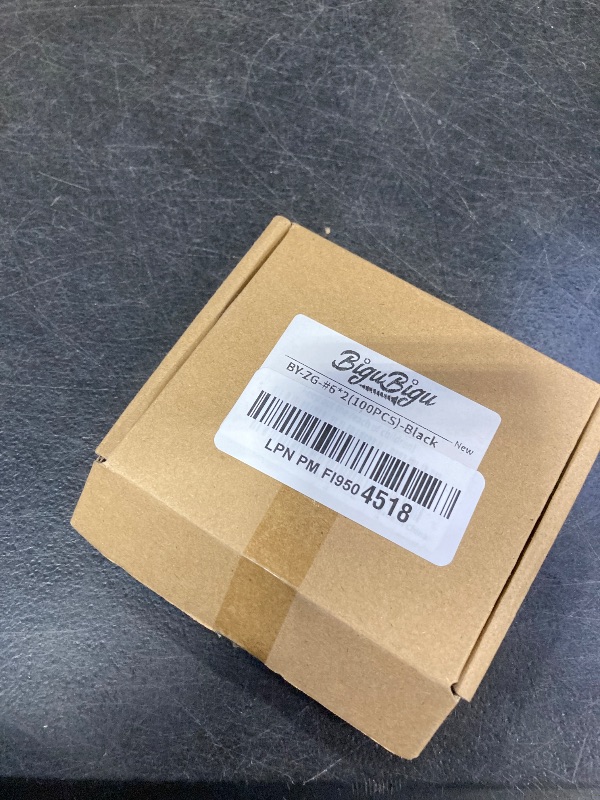 Photo 1 of #6 * 2" Wood Screws, Flat Head Phillips Black Stainless Steel, 100Pcs Corrosion Resistant for Wood, Drywall Applications, and Outdoor Use