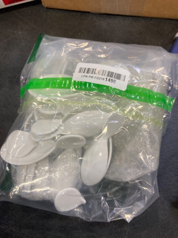 Photo 1 of 20Pcs Porcelain Tasting Spoons,Fish Shaped Caviar Sample Spoons for Tasting 3.9 x 1.6 x 1.2 inches Fish Shape Appetizer Plates,Dishwasher Safety,for Restaurant,Birthday Wedding Party,Cakes,Dessert