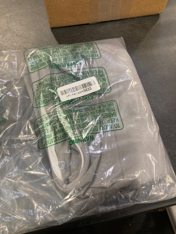 Photo 1 of 2 Pack Zippered Velvet Standard Pillowcases, Super Soft and Cozy Luxury Fuzzy Flannel Pillow Cases with Zipper, 20x26 Inches, Dark Grey