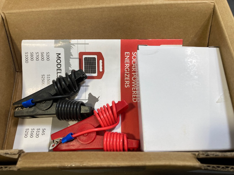 Photo 1 of Andmon MINI400 20 Miles Solar Electric Fence Charger with Day/Night Mode 0.3J Output Energy Electric Fence Energizer